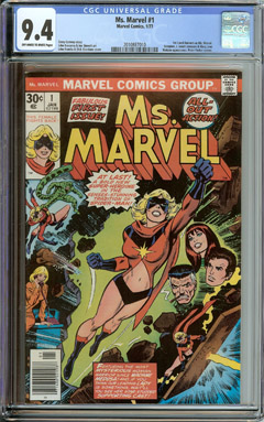 Ms. Marvel #1 CGC 9.4