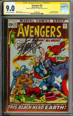 Avengers #93 CGC 9.0